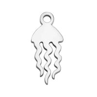 1 Piece Stainless Steel Leaf Flower Polished Pendant main image 5