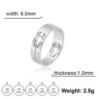 Casual Simple Style Spider Stainless Steel Plating Unisex Rings main image 3