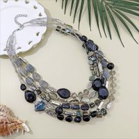 Bohemian Geometric Arylic Beaded Women's Necklace 1 Piece sku image 3