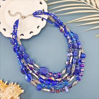 Bohemian Geometric Arylic Beaded Women's Necklace 1 Piece sku image 4