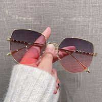 Streetwear Gradient Color Ac Cat Eye Full Frame Women's Sunglasses sku image 3