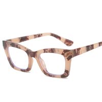 Simple Style Marble Color Block Ac Square Full Frame Optical Glasses main image 5