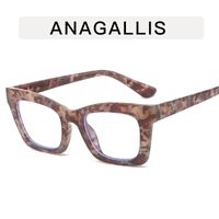 Simple Style Marble Color Block Ac Square Full Frame Optical Glasses sku image 3