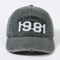 Unisex Casual Fitness Hip-Hop Letter Number Sewing Patch Curved Eaves Baseball Cap main image 6