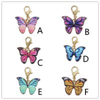 Elegant Cute Butterfly Alloy Keychain main image 1