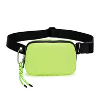 Unisex Basic Solid Color Nylon Waterproof Waist Bags sku image 8