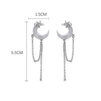 IG Style Elegant Moon Alloy Plating Women's Rings Earrings Necklace sku image 3