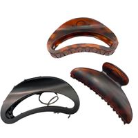 Women's Simple Style Color Block Plastic Hair Claws main image 2