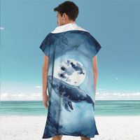 Vacation Letter Fish Polyester Bath Towels sku image 45