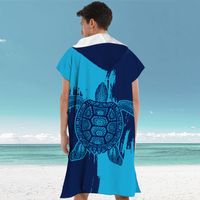 Vacation Letter Fish Polyester Bath Towels sku image 41