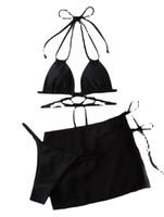 Women's Solid Color 2 Pieces Set Bikinis Swimwear main image 4