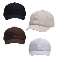 Unisex Simple Style Sports Solid Color Curved Eaves Baseball Cap main image 1