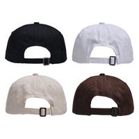 Unisex Simple Style Sports Solid Color Curved Eaves Baseball Cap main image 4