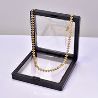 Titan Stahl 18 Karat Vergoldet Einfacher Stil Geometrisch Halskette main image 5