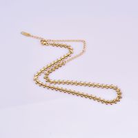 Titan Stahl 18 Karat Vergoldet Einfacher Stil Geometrisch Halskette main image 6
