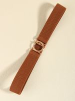 Casual Simple Style Geometric Alloy Elastic Band Women's Woven Belts main image 7