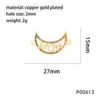 1 Piece 25 * 11mm 27 * 15mm 40 * 10mm Copper Zircon 18K Gold Plated Pentagram Paper Clip Devil's Eye Polished Pendant main image 8