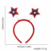 Women's IG Style Simple Style National Flag Star Plastic Hair Band Party Headpieces sku image 9