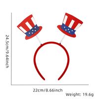 Women's IG Style Simple Style National Flag Star Plastic Hair Band Party Headpieces sku image 2