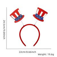 Women's IG Style Simple Style National Flag Star Plastic Hair Band Party Headpieces main image 7