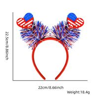 Women's IG Style Simple Style National Flag Star Plastic Hair Band Party Headpieces sku image 5
