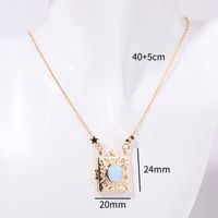 Copper Gold Plated Silver Plated Casual Simple Style Plating Star Pendant Necklace sku image 1
