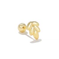 1 Piece Ear Cartilage Rings & Studs Simple Style Geometric Devil's Eye Brass Inlay Zircon Ear Cartilage Rings & Studs sku image 3
