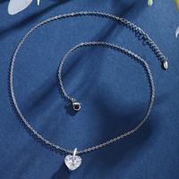 Basic Modern Style Classic Style Heart Shape Alloy Inlay Rhinestones Women's Jewelry Set main image 4