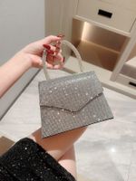 Silver Polyester Solid Color Evening Bags main image 1