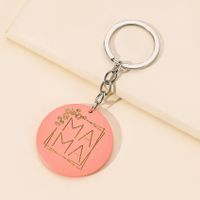 Mama Letter Solid Color Wood Mother's Day Women's Bag Pendant Keychain sku image 14