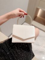White Red Black Polyester Solid Color Evening Bags main image 1