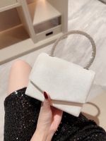White Red Black Polyester Solid Color Evening Bags main image 2