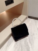 White Red Black Polyester Solid Color Evening Bags main image 6