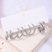 1 Set Simple Style Geometric Solid Color Alloy Ear Studs main image 7