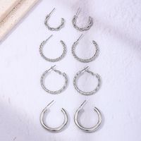 1 Set Simple Style Geometric Solid Color Alloy Ear Studs main image 8