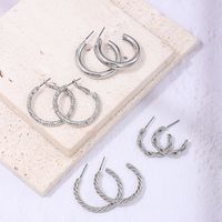 1 Set Simple Style Geometric Solid Color Alloy Ear Studs main image 9