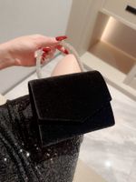 White Red Black Polyester Solid Color Evening Bags sku image 3