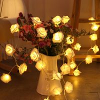 Christmas Valentine's Day Simple Style Rose Pvc Indoor Party String Lights sku image 80