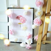 Christmas Valentine's Day Simple Style Rose Pvc Indoor Party String Lights sku image 64