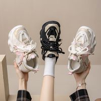 Women's Casual Solid Color Round Toe Chunky Sneakers main image 3