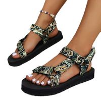 Women's Casual Vacation Color Block Round Toe Beach Sandals main image 5