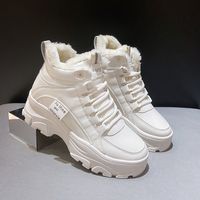 Women's Sports Solid Color Round Toe Chunky Sneakers sku image 14