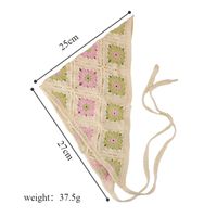 Women's Romantic Pastoral Flower Cloth Knit Braid Hollow Out 1 Piece main image 2
