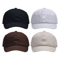 Unisex Simple Style Sports Solid Color Curved Eaves Baseball Cap main image 3