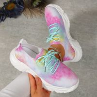 Women's Casual Colorful Floral Round Toe Sports Shoes main image 5