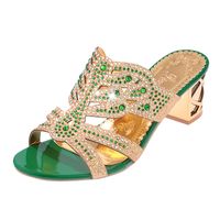 Women's Elegant Geometric Solid Color Open Toe High Heel Sandals main image 5
