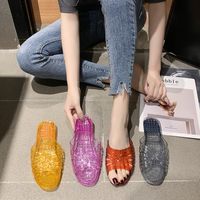 Women's Casual Solid Color Open Toe Slides Slippers main image 4