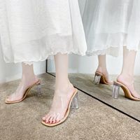 Women's Elegant Solid Color Open Toe High Heel Sandals main image 6