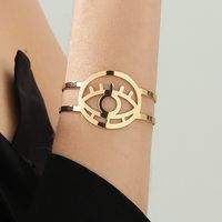 Simple Style Eye Alloy Wholesale Cuff Bracelets main image 8