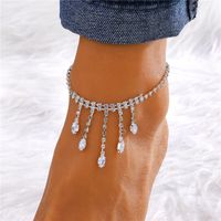 Vacances Style Simple Lune Forme De Cœur Le Cuivre Incruster Strass Artificiels Diamant Artificiel Plaqué Or Plaqué Argent Femmes Bracelet De Cheville sku image 19